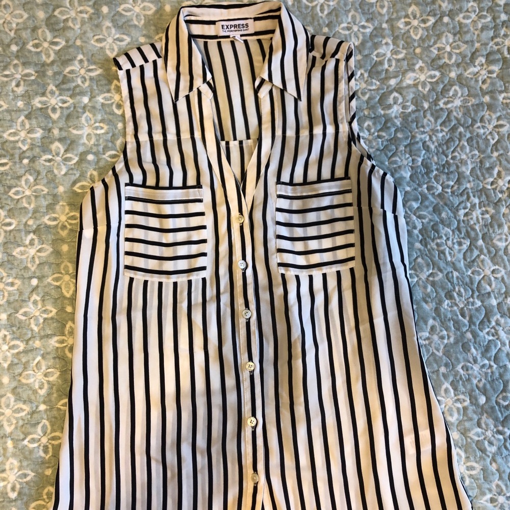 Express sleeveless blouse